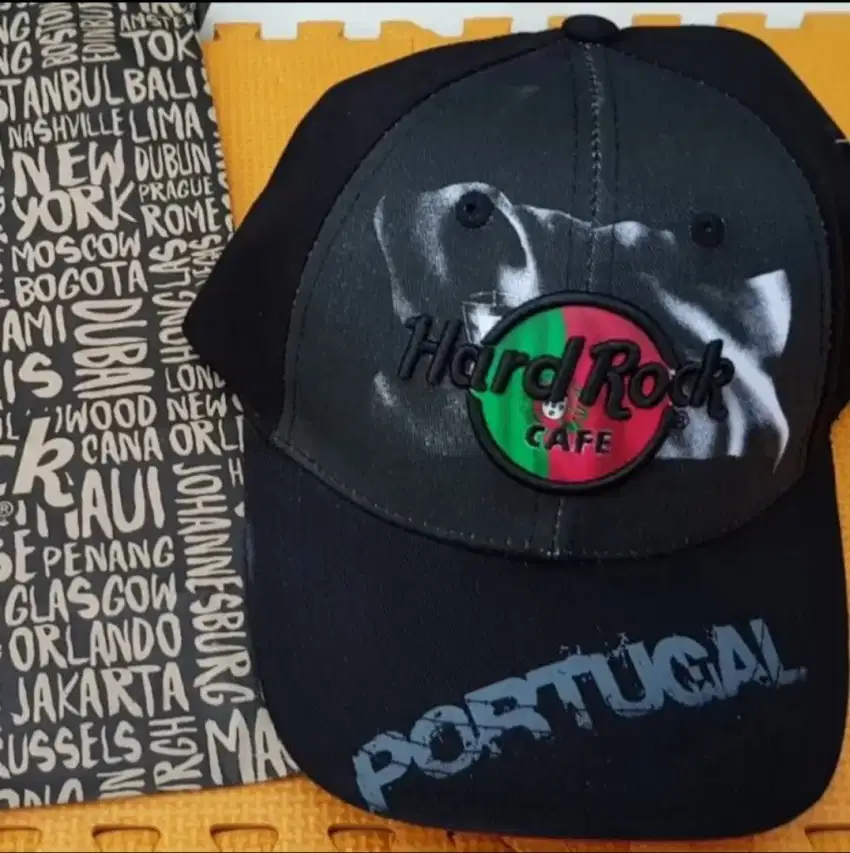 Topi HRC (Hard Rock Cafe) LISBON Original dari Portugal