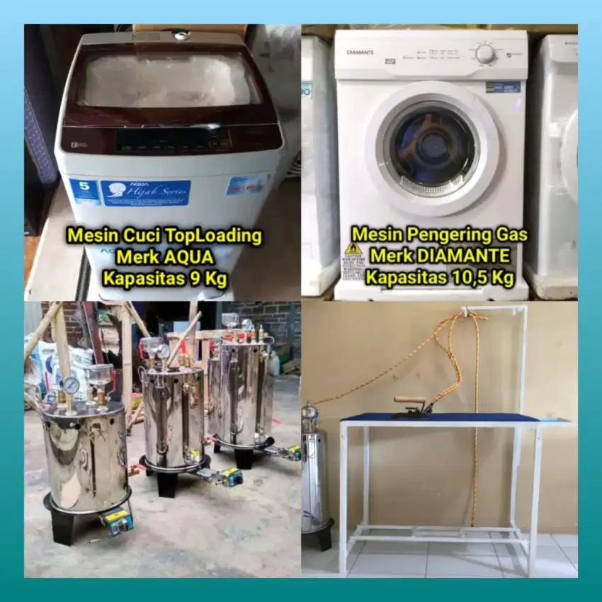 MESIN LAUNDRY, PAKET USAHA LAUNDRY