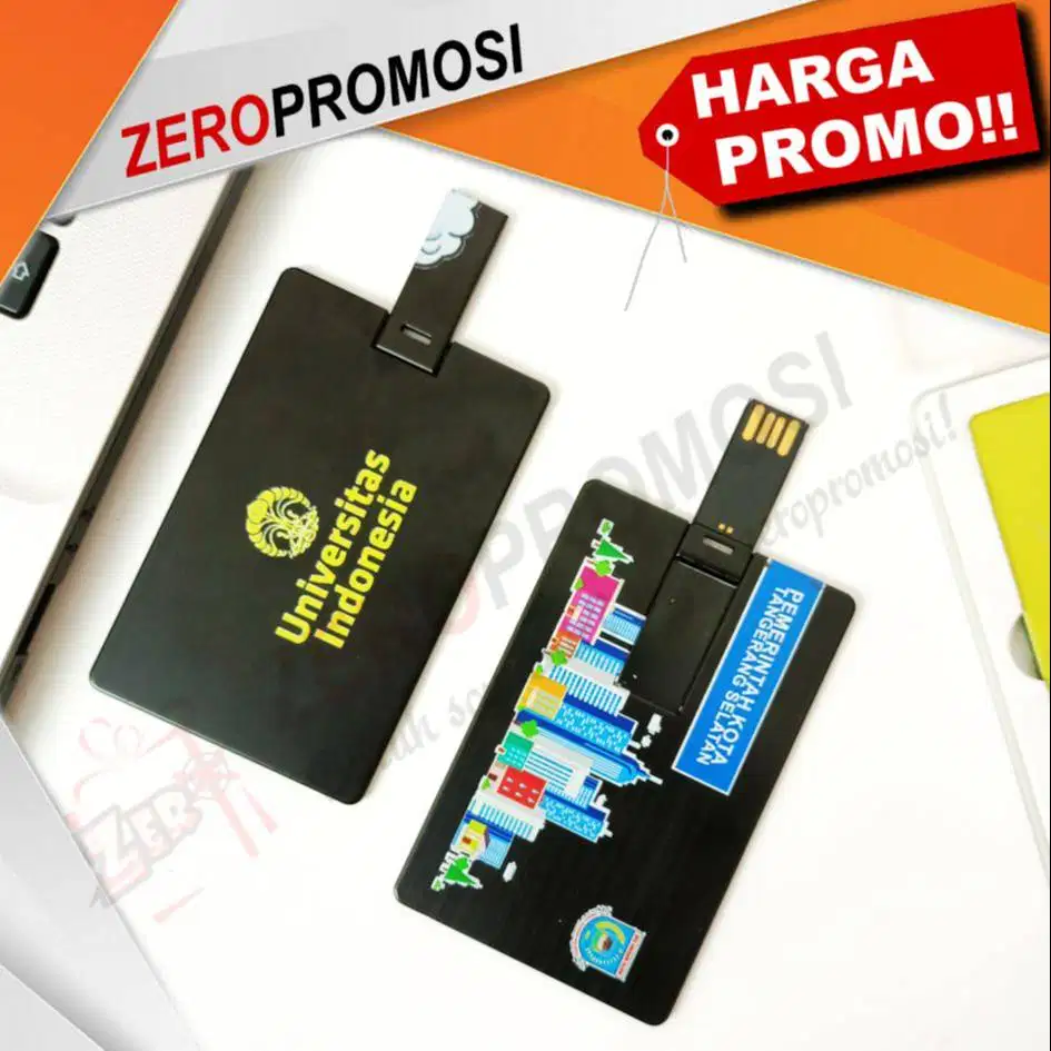 USB Kartu Flip FDCD15 Metal Promosi Custom
