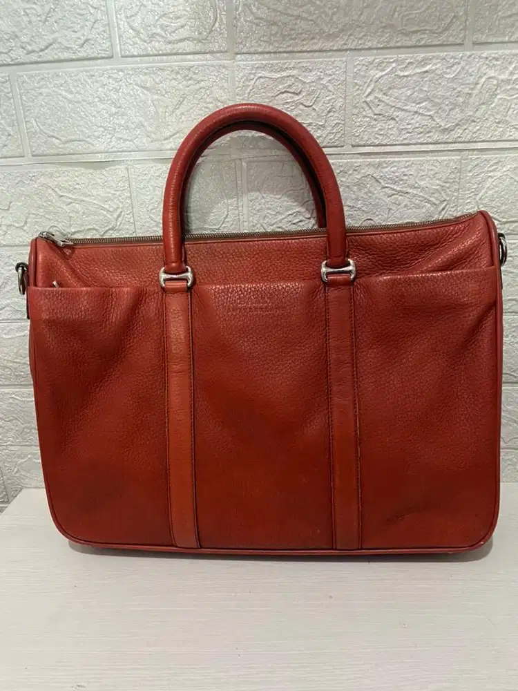 Tas kantor tas laptop unisex bally switzerland original sale