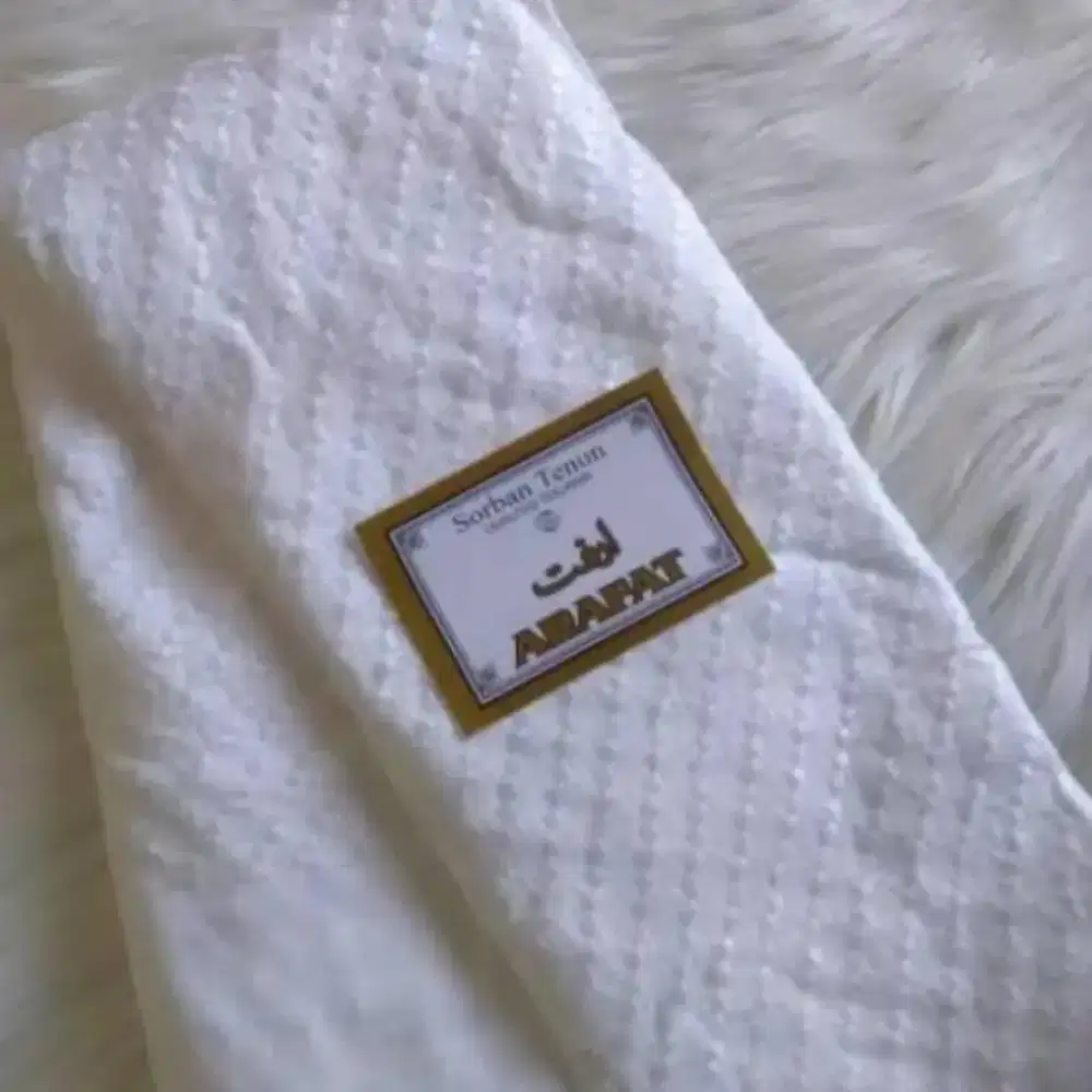 Grosir Souvenir Sorban Arafat Putih Warna murah