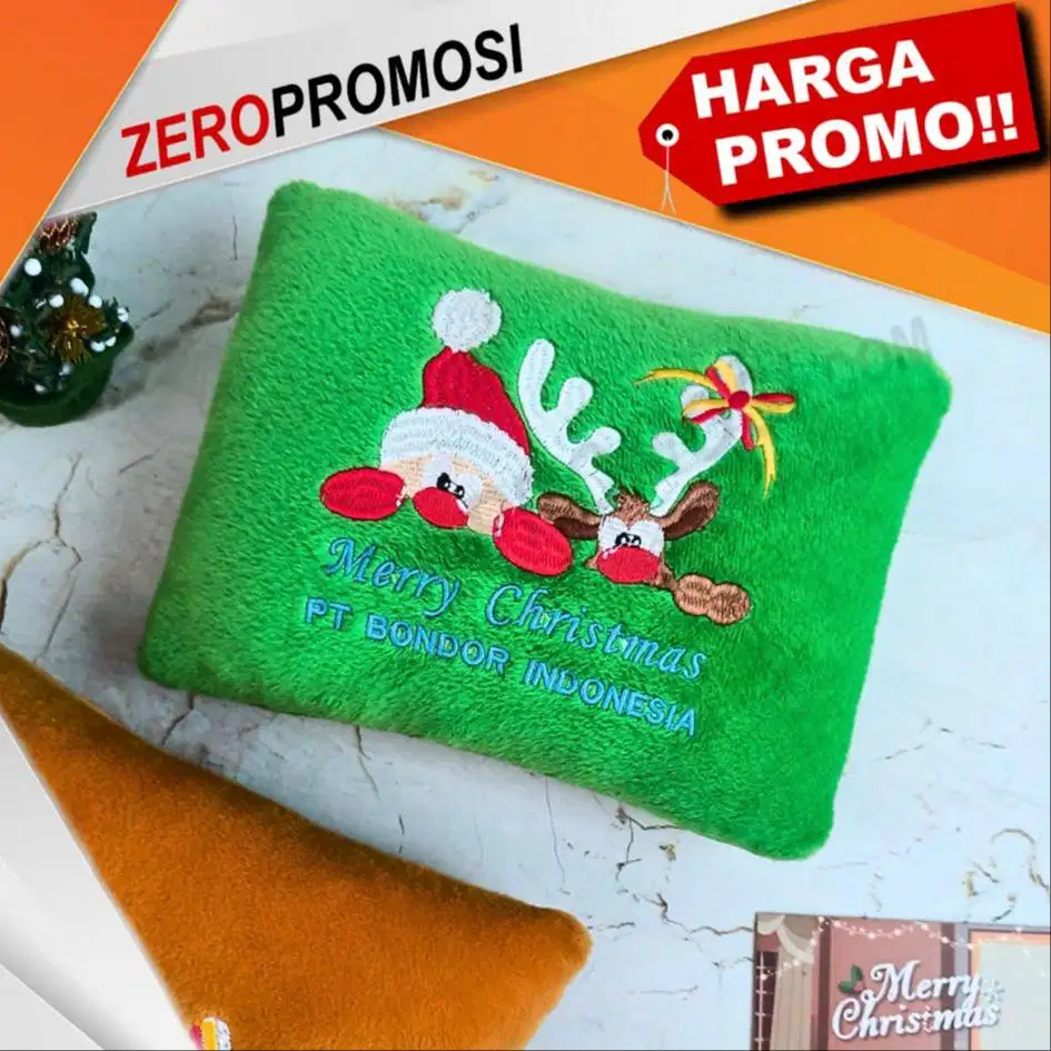 Souvenir Bantal Natal Santa Claus - Souvenir Natal