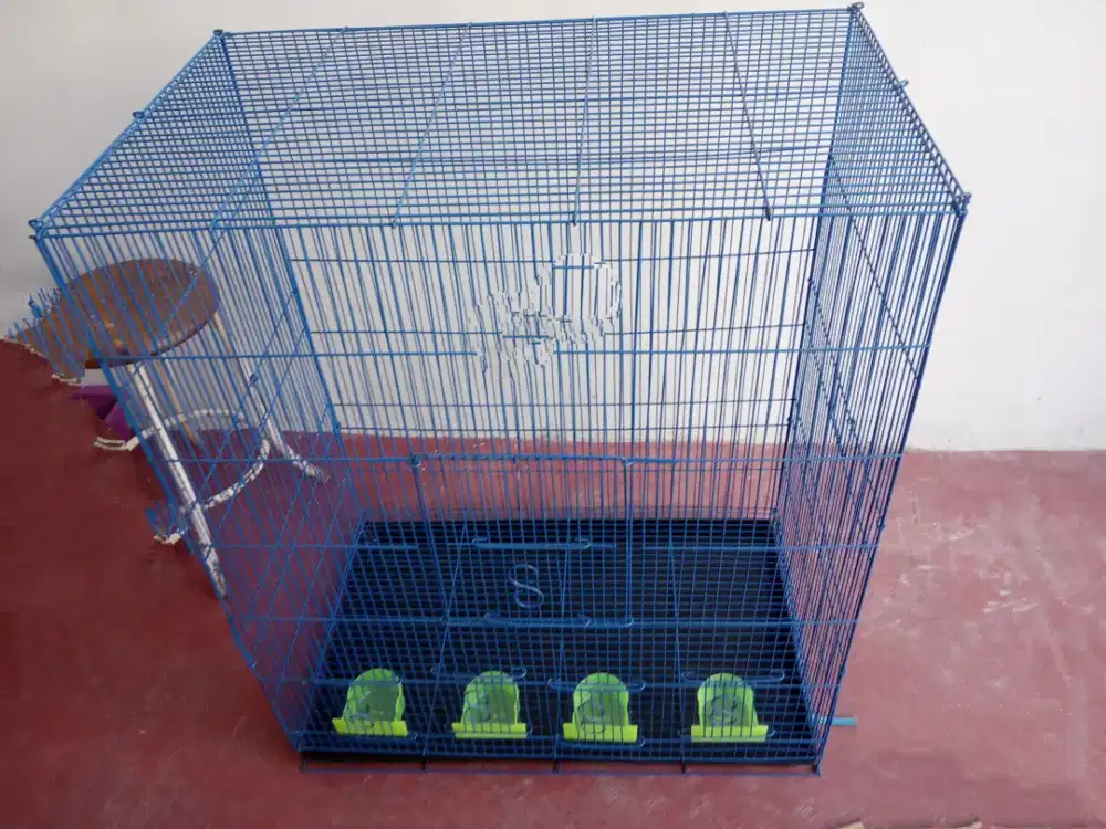 Kurung burung Lbird dll kotak jumbo dilipat fulset baru siap kirim