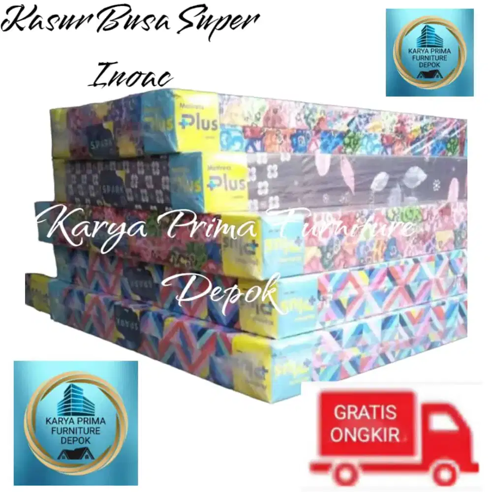 Kasur Busa Inoac,90x200 tebal 23cm Garansi Busa 850rb Bonus Bantal COD