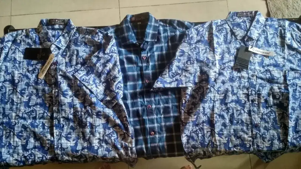 Kemeja dewasa ukuran XL borongan murah aja