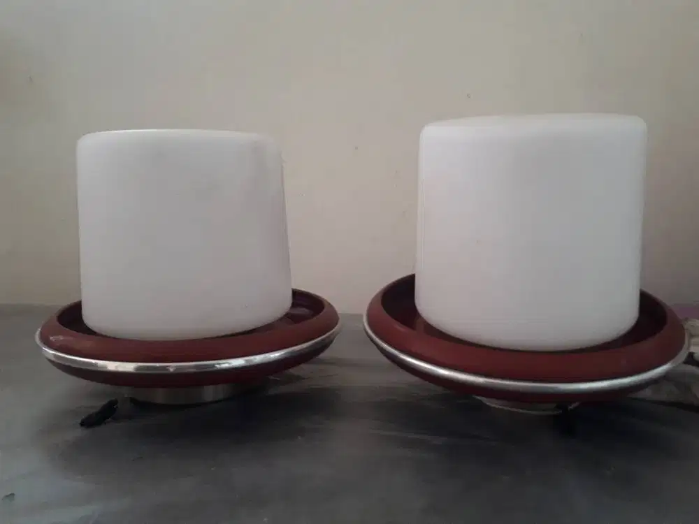 2set Classic Ceiling Lamp Cove S-002 Lampu Plafon Japan Jadul Vintage