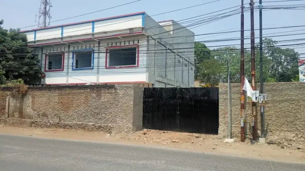 Dijual Tanah Wibawa Mukti Jatiasih Bekasi. Lokasi Pinggir Jalan Raya.