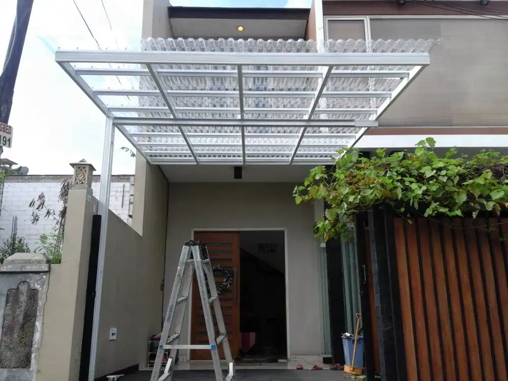 Kanopi Solartuff Bening Kuat Tembus Cahaya tebal 0.8 mm