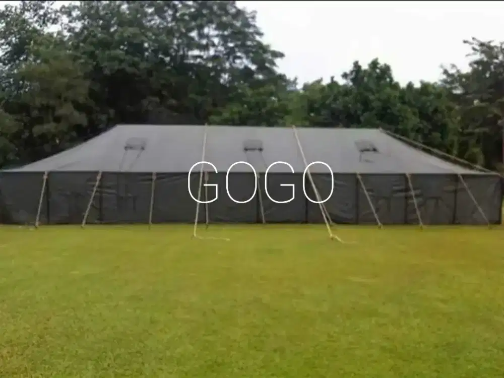 Tenda pleton camping pramuka komando 6x14 D300