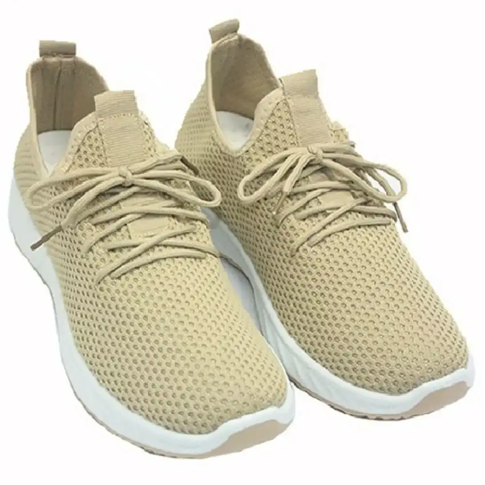 Klensia Sport Shoes Sepatu Sneakers Wanita Coffee 689-006