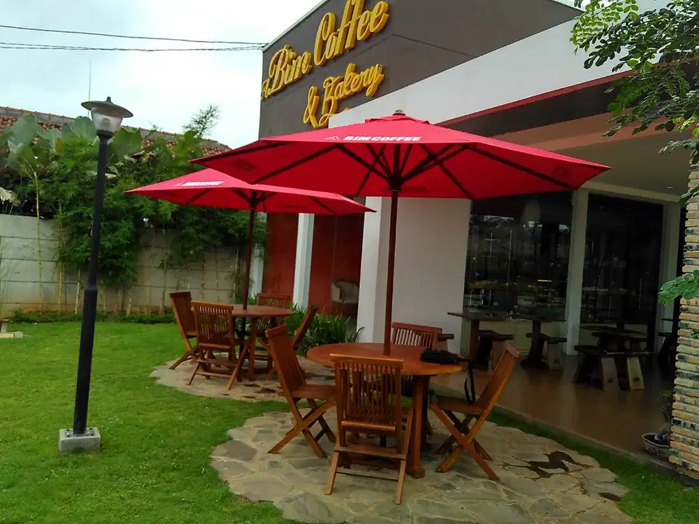 TC GRADE B (KAIN DRILL) SET MEJA PAYUNG TAMAN JABODETABEK