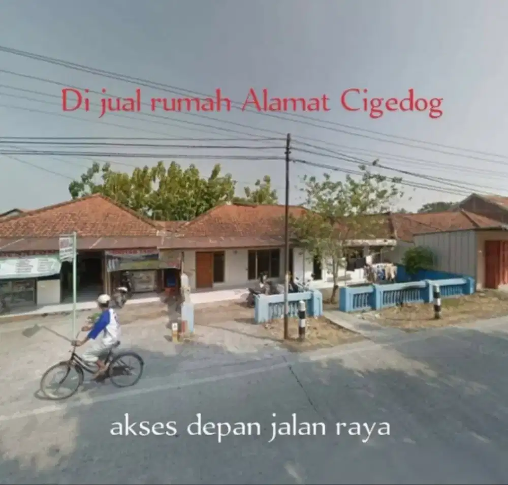 Jual Rumah pinggir jalan raya