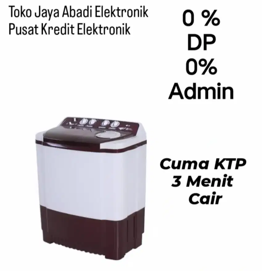 Mesin cuci Polytron 7 KG DP 0 %