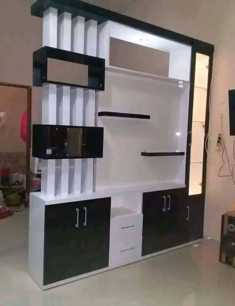 Partisi , Kitchen set , Lemari pakaian , Backdrop tv , Pagar , Kanopi