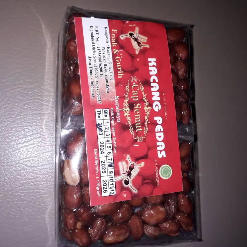 kacang pedas enak gurih