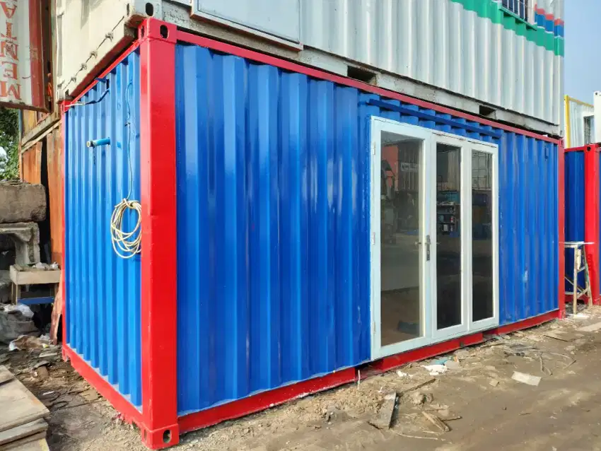 Container rumah/vila/hotel/mes/office dll, 10ft/20ft/40ft, dan request