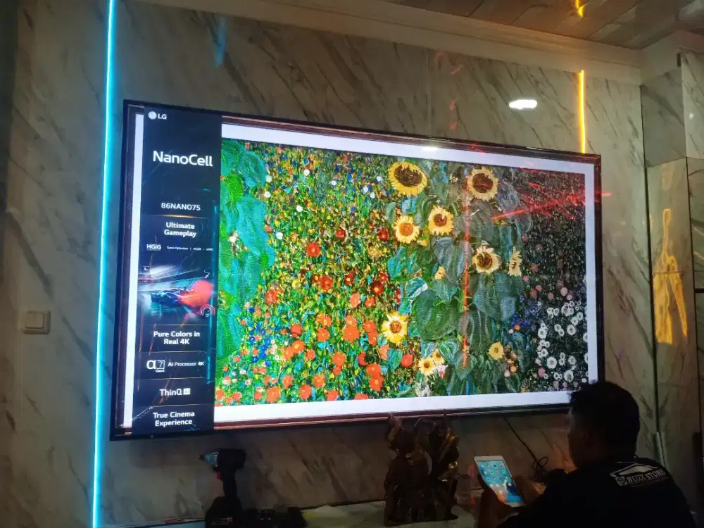 LG75inc 6555 smart tv 4K UHD