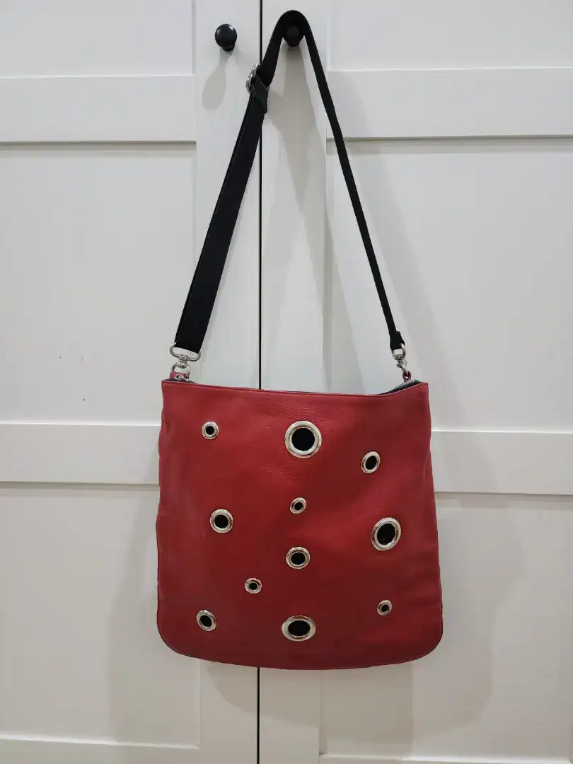 Furla red sling bag