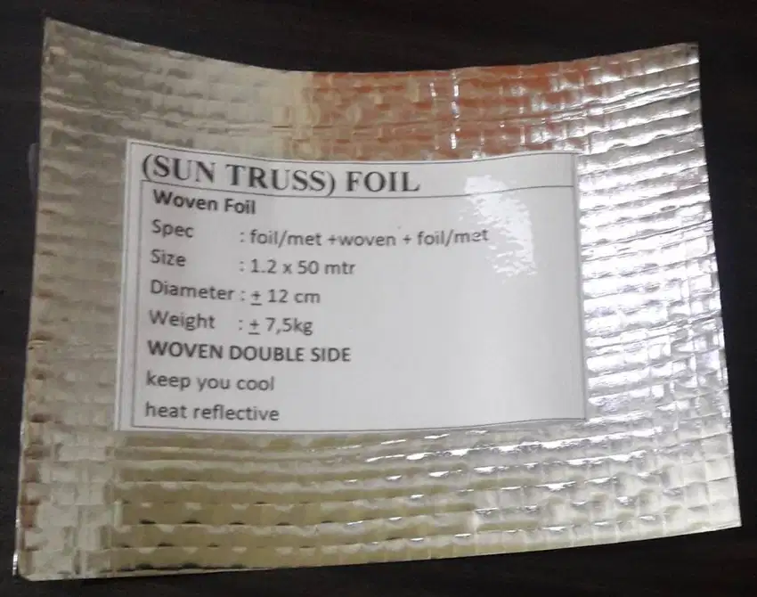 Woven Double Aluminium Foil Insulation + JASA PASANG HARGA BEDA