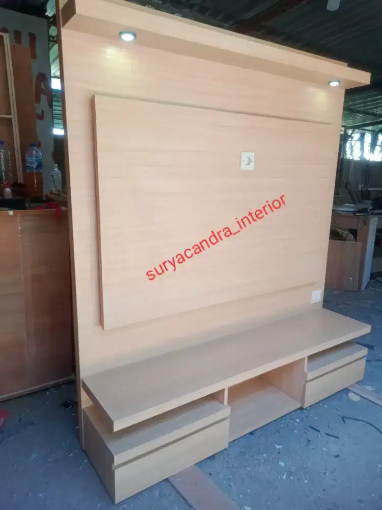 Rak tv 160×200 , backdrop tv, bufet tv, interior, hpl