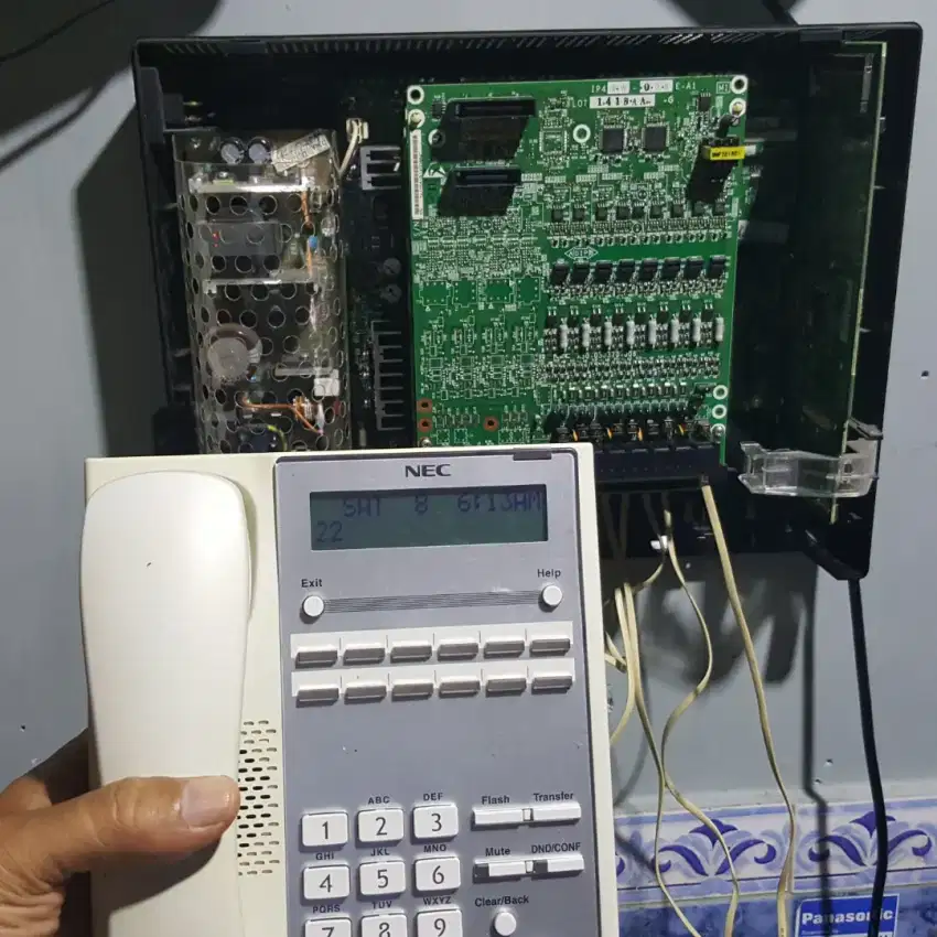 pabx nec sl.1000 telepon intercom kapasitas 100.chanel