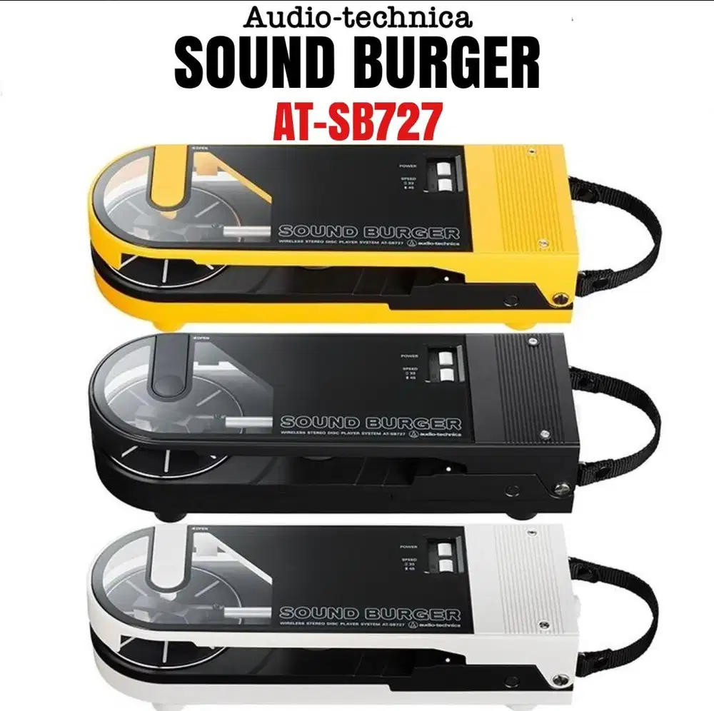 Sound Burger Portable Turntable.