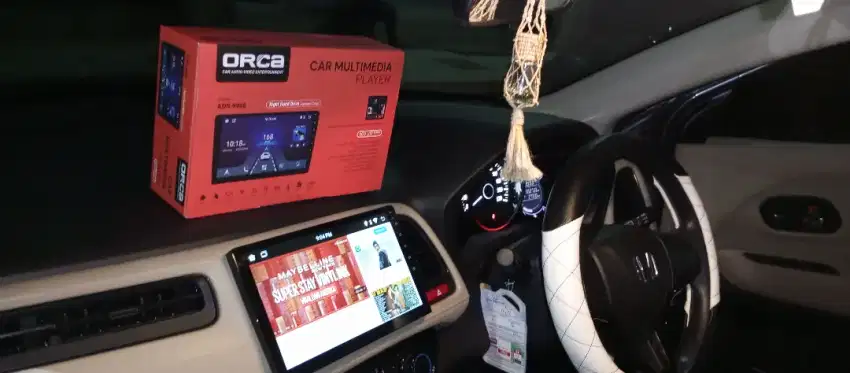 Pemasangan head unit android orca 10 inc di honda HRV ram 2/32