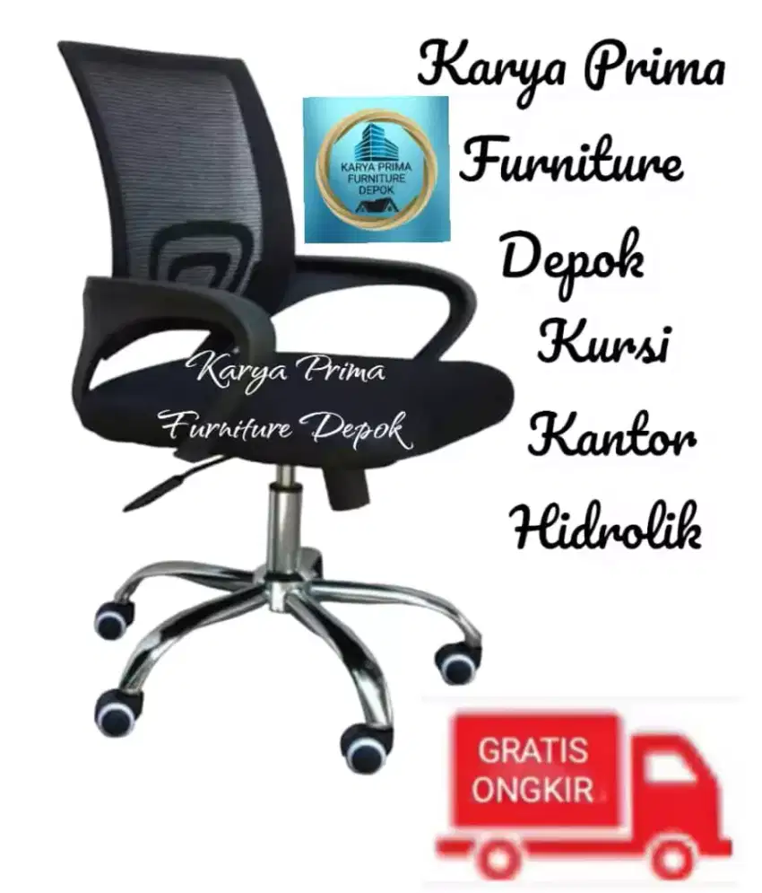 Kursi Kantor Bisa putar naik turun hidrolik kuat awet 430rb baru, COD