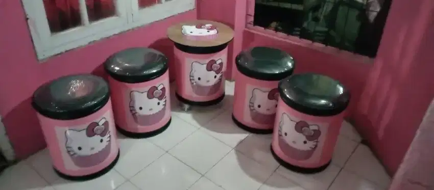 Kursi/Meja Tong Material Duplex