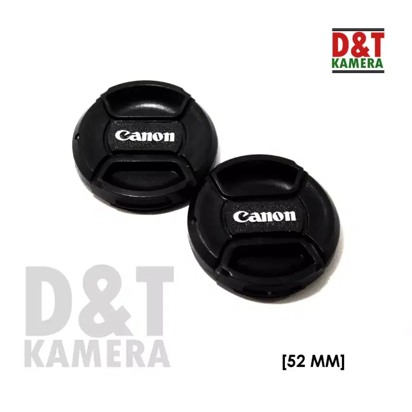 Tutup lensa canon 52mm (lenscap)