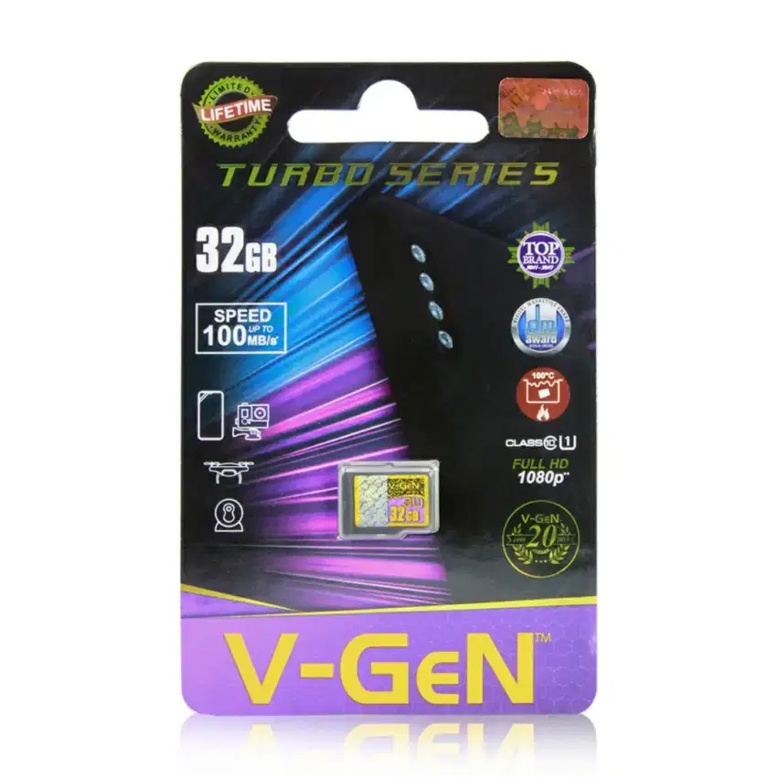 Memory Card Micro SD 32GB V-GeN Turbo Series, Memori SD 32 GB VGeN