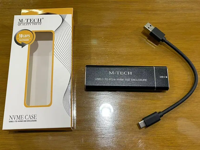 Enclosure M2 NVME MTech USB3.1 Type C