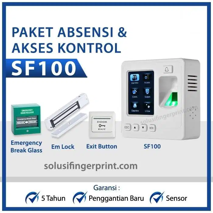 Paket door access simple finger dan card plus pemasangan