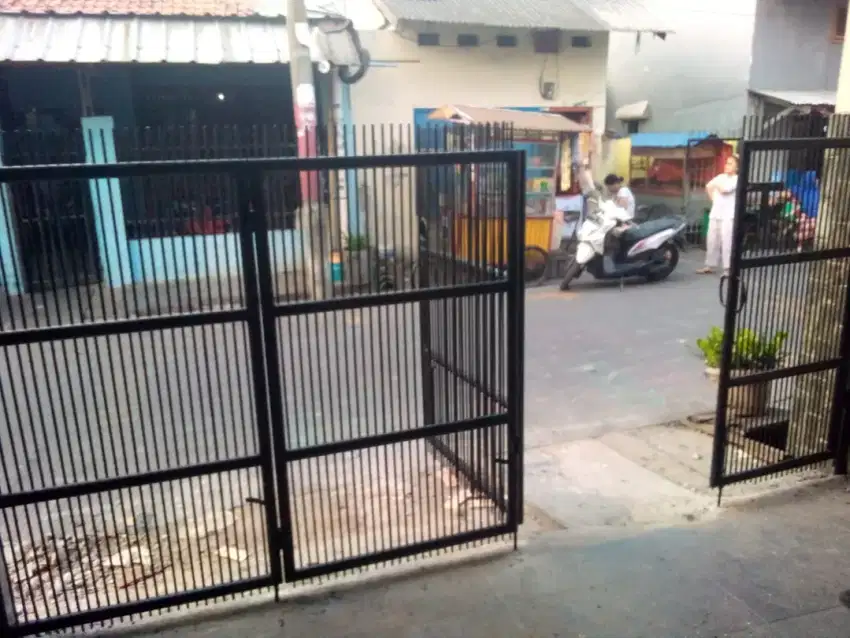 Pagar pipa kombinasi behel