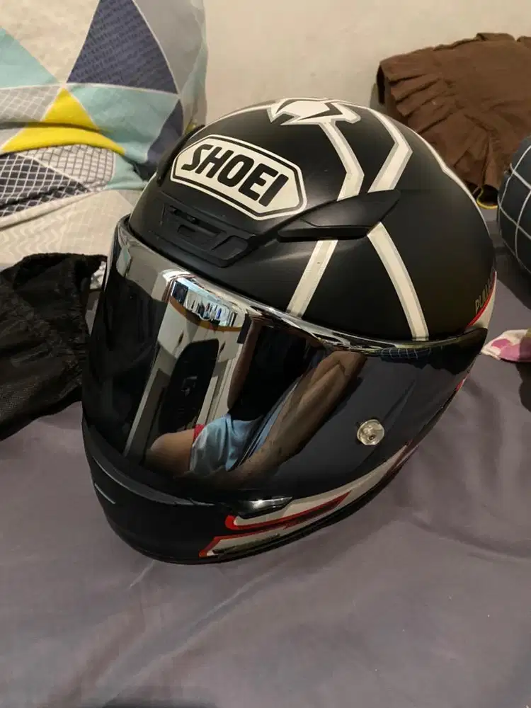 Helm Shoei Z Marquez Black Ant Helm