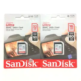 B A R U SDHC/SDCard Sandisk Class 10 Original 90MBps Bergaransi RESMI