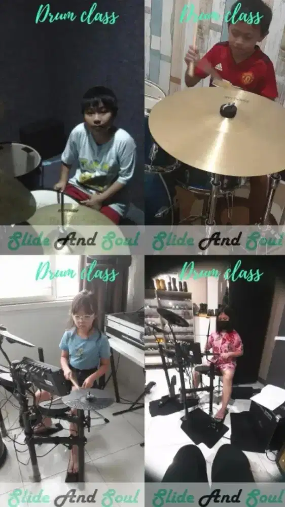 Kursus drum,guitar,bass,keyboard | sewa drum dtx450k&sample pad