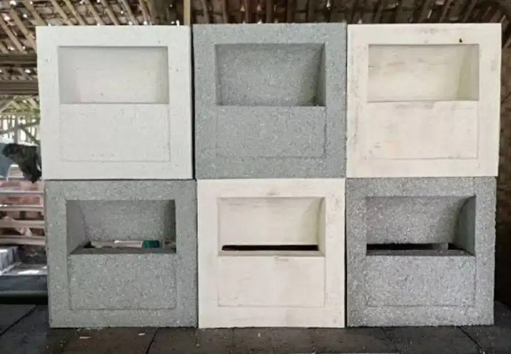 Roster beton abu abu