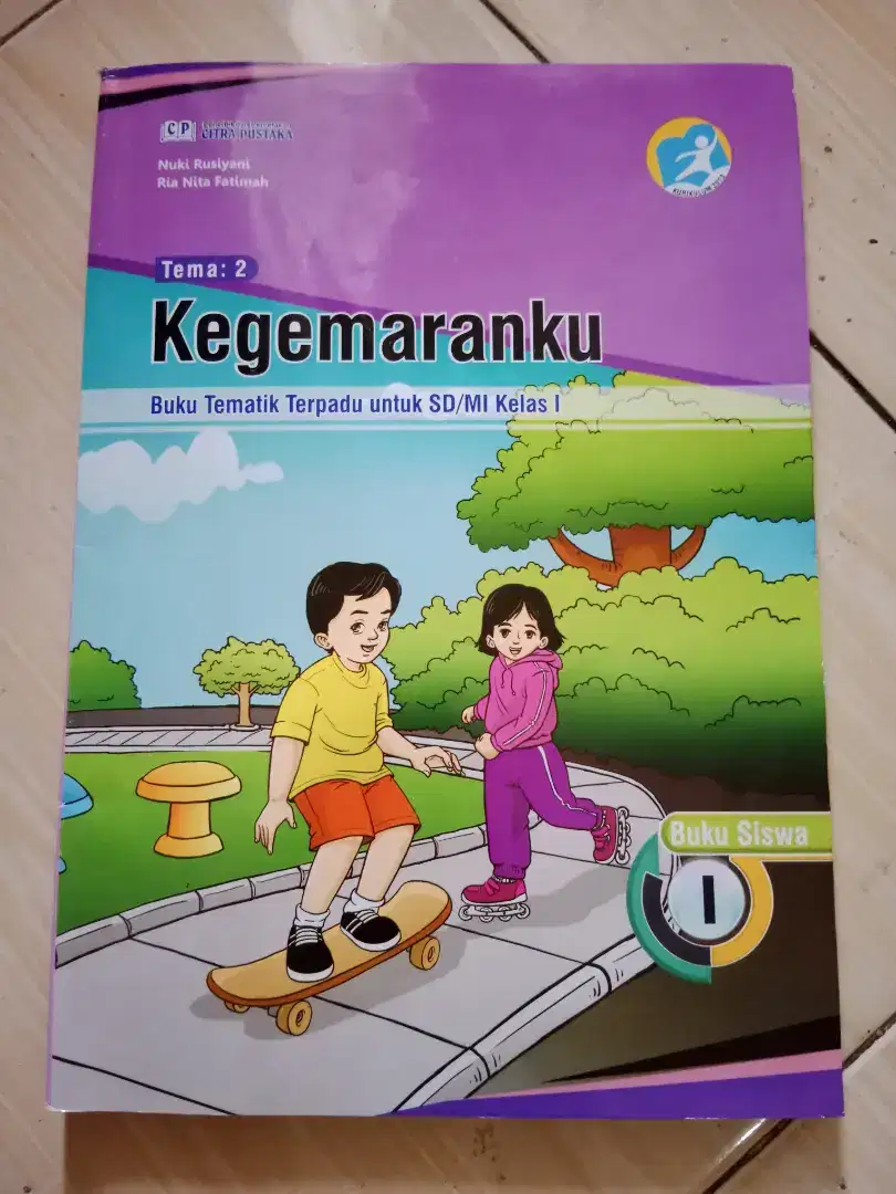 Buku Tema 2 ( Kegemaranku ) Kls 1 SD / MI