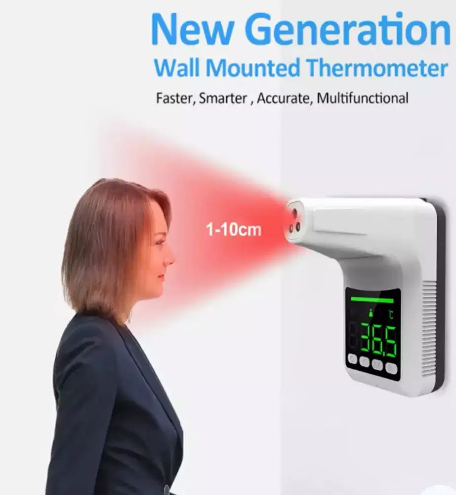 Termometer suhu infra red tanpa kontak k3 pro + trepod