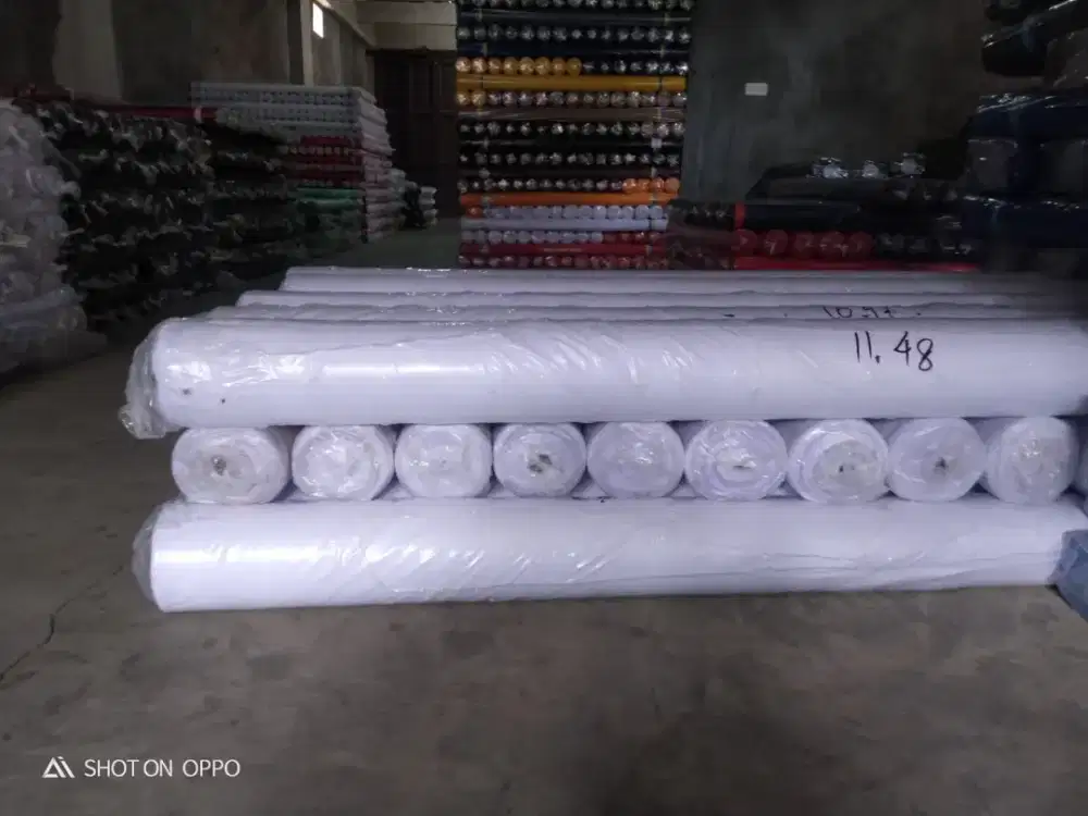 Parasit Ribstop Waterproof. Lebar 155cm. @100Yrds Putih saja.Jaket Tas