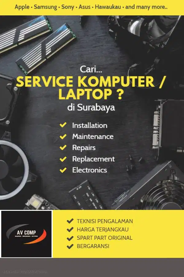 Service Laptop dan Komputer Surabaya