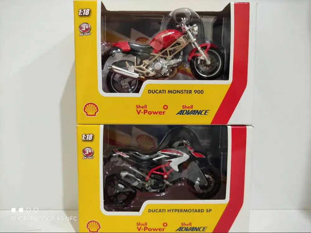 Diecast Shell edisi Ducati tahun 2020 (rare) limited edition langka