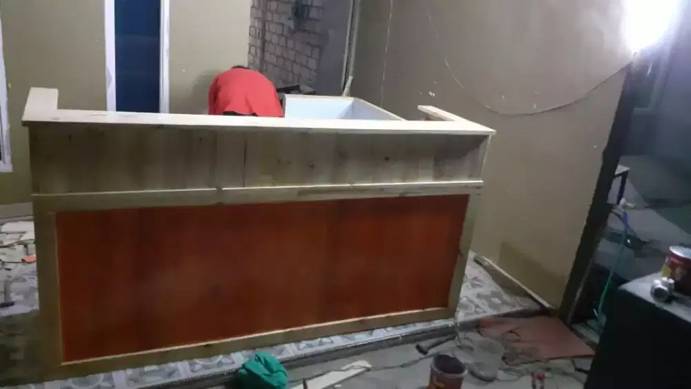 Meja bar jati belanda