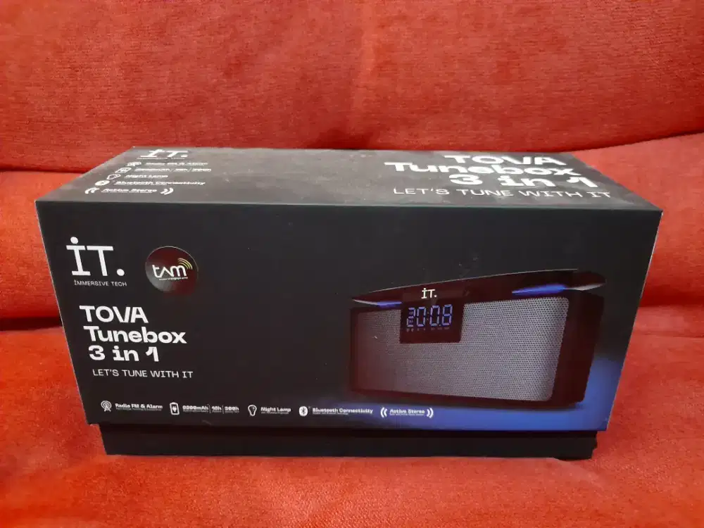 Speaker IT Tova Tune Box 3 in 1 - Black