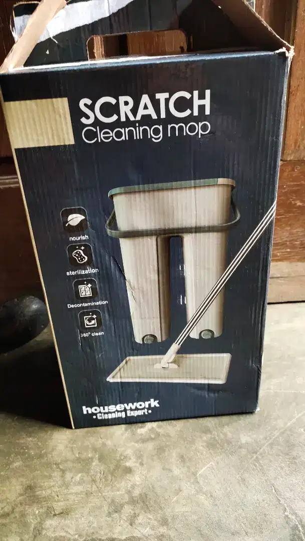 Clearning mop msh baru...alat untuk membersihkan lantai