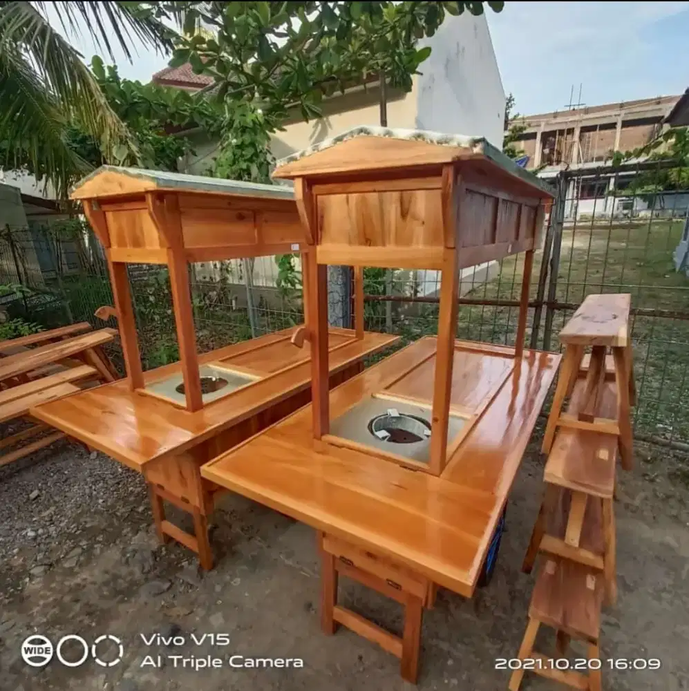 Gerobak angkringan GRATIS ONGKIR bayar COD area JABODETABEK 05