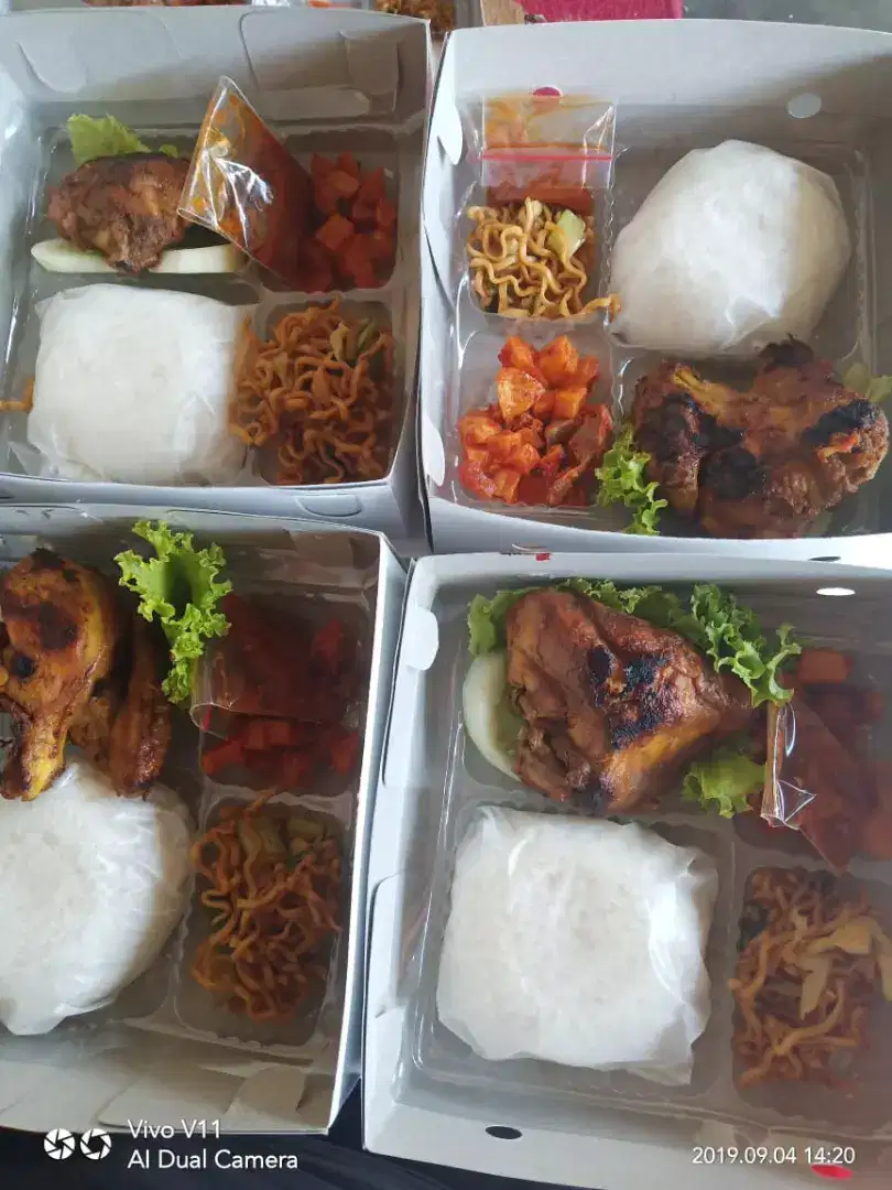 Paket Nasi kotak nasi box bento katering jakarta bekasi siap kirim