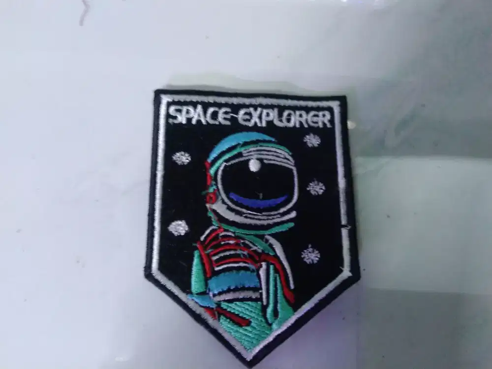 emblem patch bordir space explorer