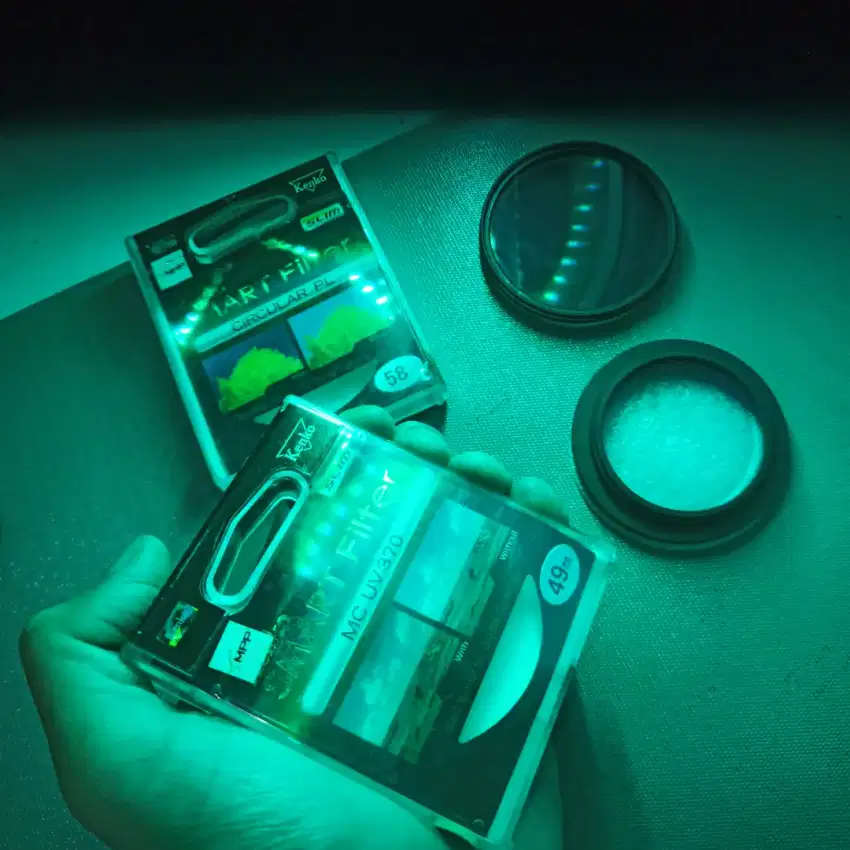 LENSA universal filter dslr /mirrorles SEPASANG 49mm ADAPTOR 58mm NEGO